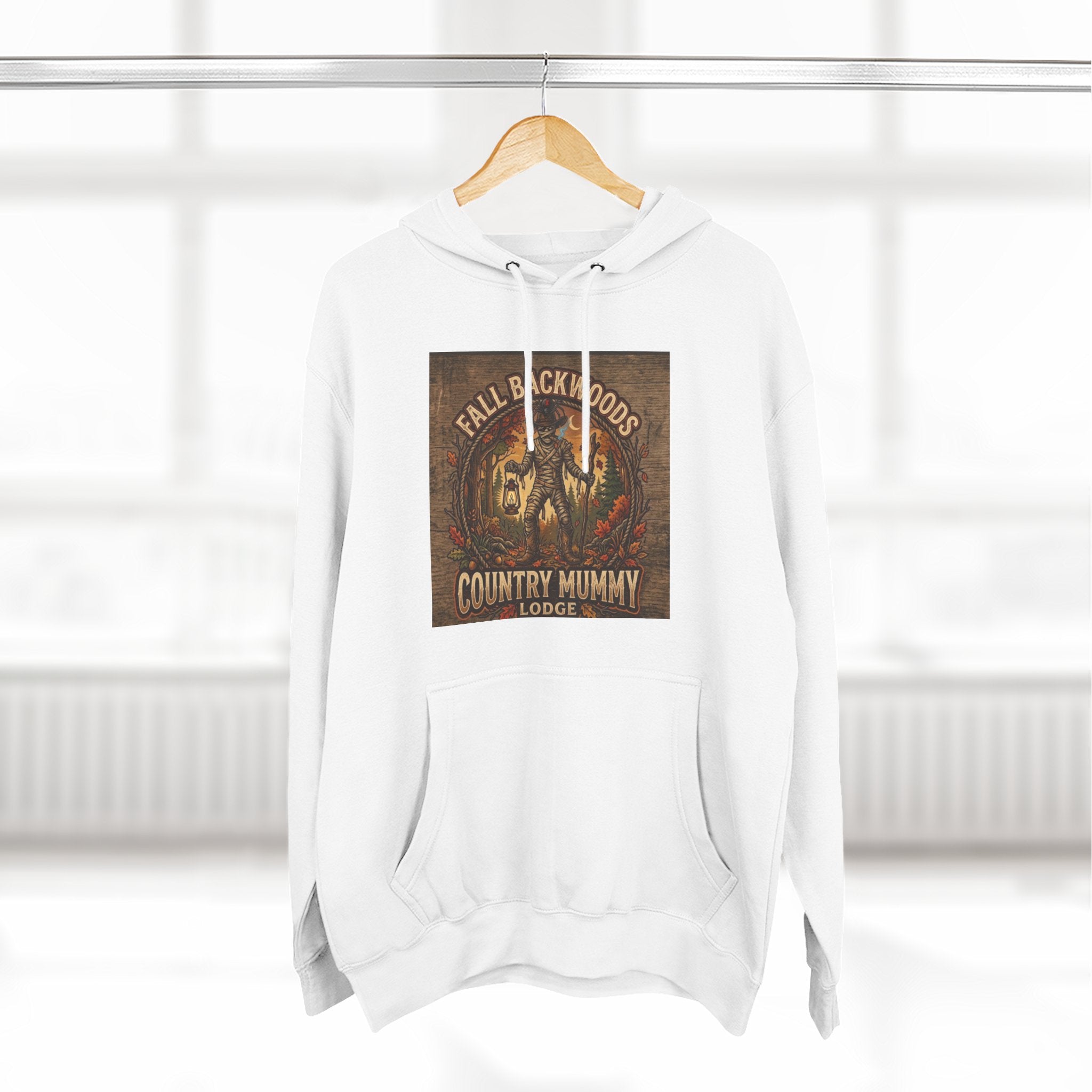 Three-Panel Fleece Hoodie
